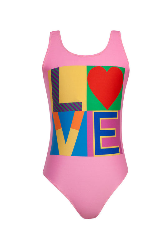 Love-Badeanzug in zwei Farben